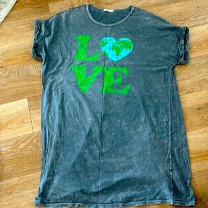 Oversized sleep shirt